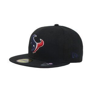 New Era 59Fifty Men's Houston Texans Black Fitted Hat 10628633
